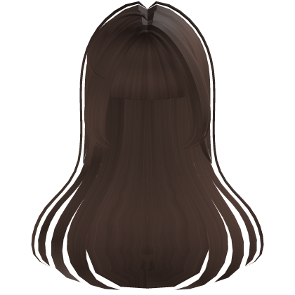 Long Kawaii Soft Cute Doll Hair (Brown) Roblox item