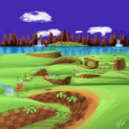 Green Hill Zone Roblox decal