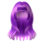 Stylish Purple Voluminous Hair