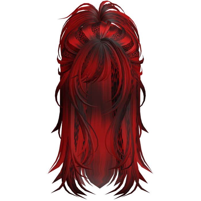 Wolfcut Spikey Half Up Toxic Cheetah