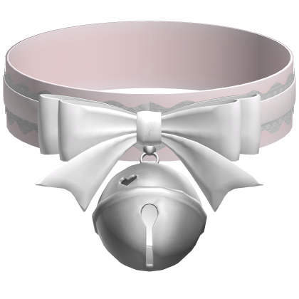 Pink Ruffled Choker Kawaii Giant Bell Collar 3.0
