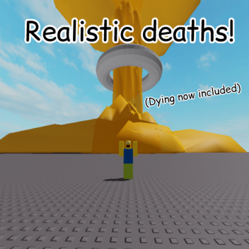 Realistic damage and death test game