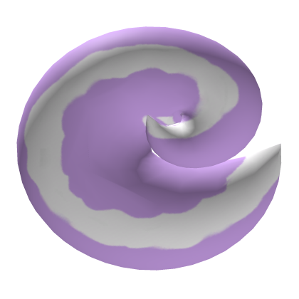 purple macaroon curly dog tail