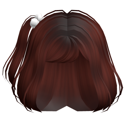 red ponytail scrunchie short hair Roblox item