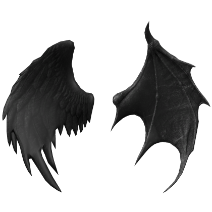 Divine Angel&Devil Duality Wings (Black) Roblox item