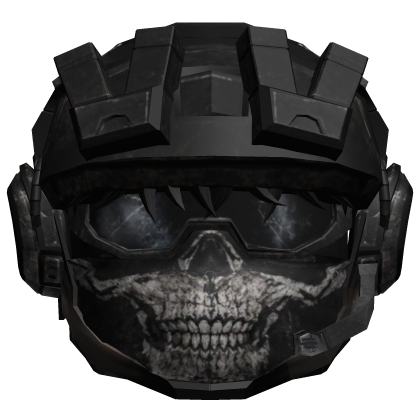 Black Tactical Combat Helmet Skull Mask Military