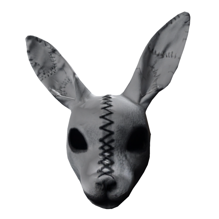 scary bunny mask niche\doll\horror