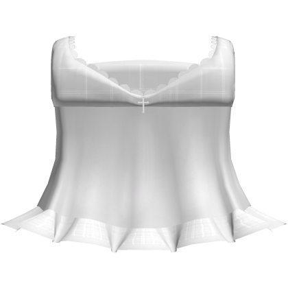 cute summer adorable moe dress (white) Roblox item