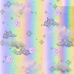 Rainbow fun animal group