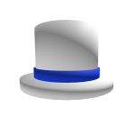 Blue Banded Top Hat
