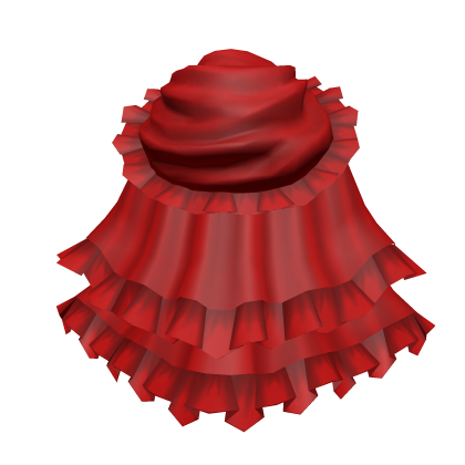 Rococo Back Bustle Red