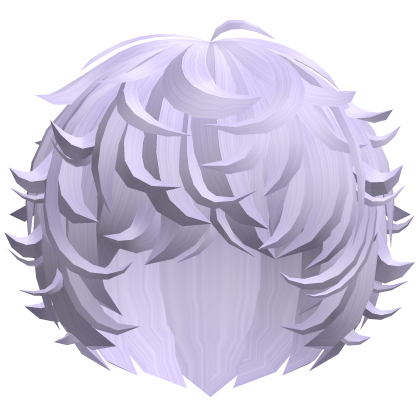 cute kawaii light purple messy swirly curly fluffy
