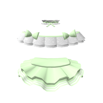 🎀3.0 Sailor outfit with Pastel Green bow skirt thumbnail