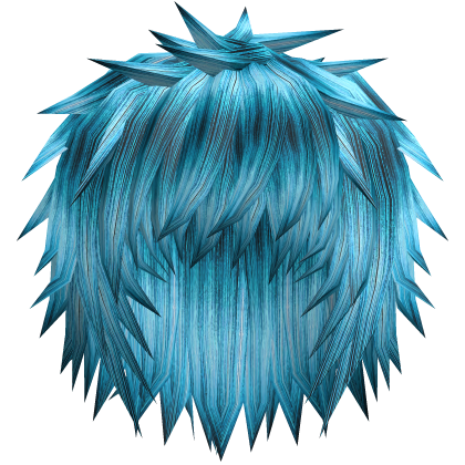 Cyan Spiky Emo Vkei Anime Boy Hair Roblox item