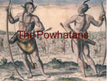 The Powhatan Tribe,