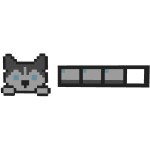 Husky Dog 8-Bit Health Bar