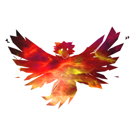 Red Galaxy Cartoony Phoenix Wings  Roblox item