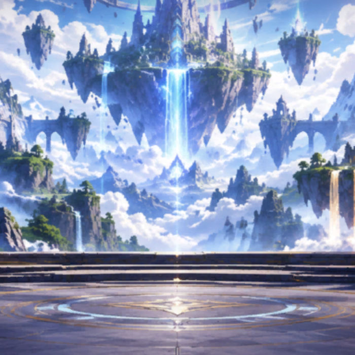 Elemental Sky: Fantasy Arena Citadel Background
