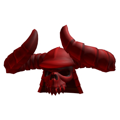 Flaming Ruby Horned Helmet | Addon Roblox item