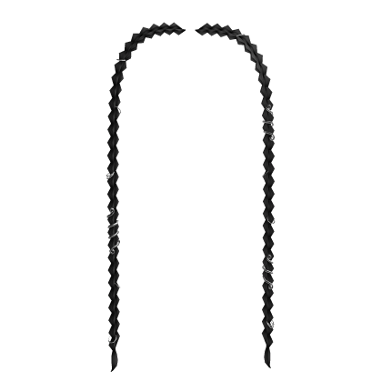Front Braid Strands Extensions W Rings [Silver] Roblox item