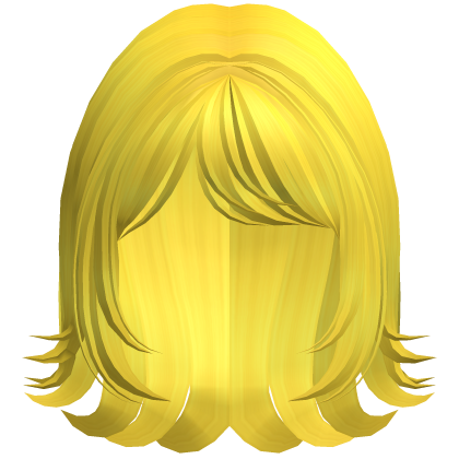 Soft Flipped Short Bob (Yellow)