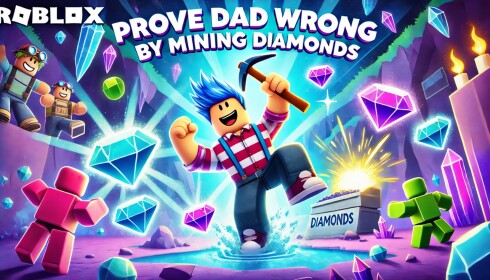 ⛏️💎PROVE DAD WRONG BY MINING DIAMONDS⛏️💎[UPDATE]