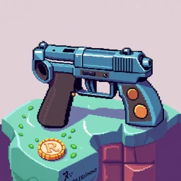 Untitled guns coins icon
