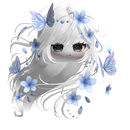 Mystical Sakura Windy Hair (White)
