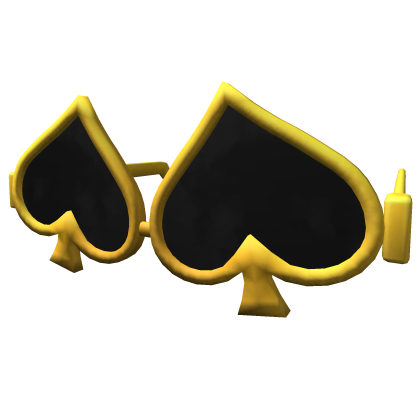 Gold Spade Glasses
