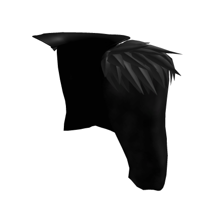 Left Side Cape Black With Fur thumbnail