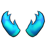 Shiny Blue Horns
