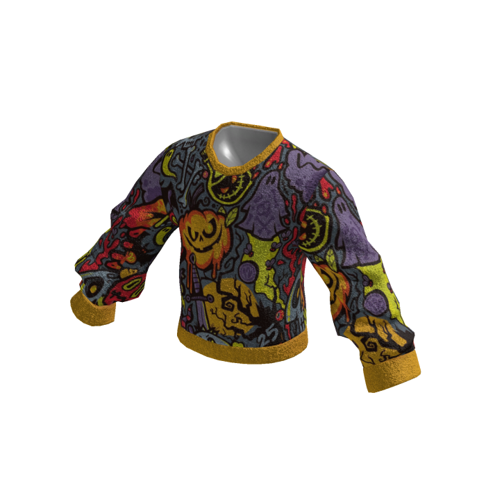  Halloween Pumpkin Nightmare Sweater 🎃🖤