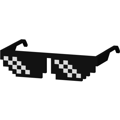 pixel meme sunglasses shades