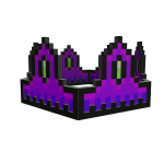 Purple 8-bit royal crown