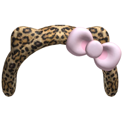 ♡ leopard kitty headband | Roblox Item - Rolimon's