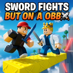 Sword Fights But On A Obby