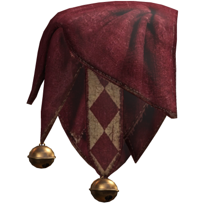 RIGHT Crimson Jester Shoulder Scarf