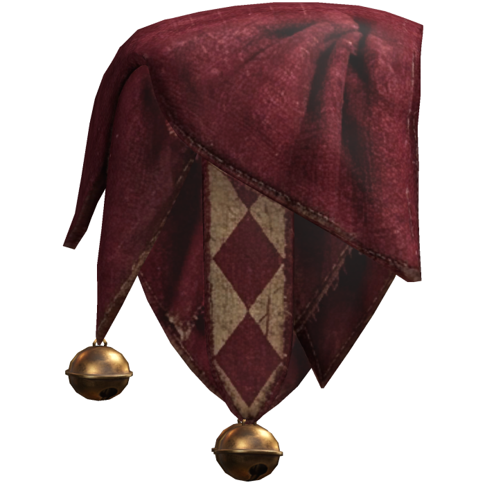 RIGHT Crimson Jester Shoulder Scarf
