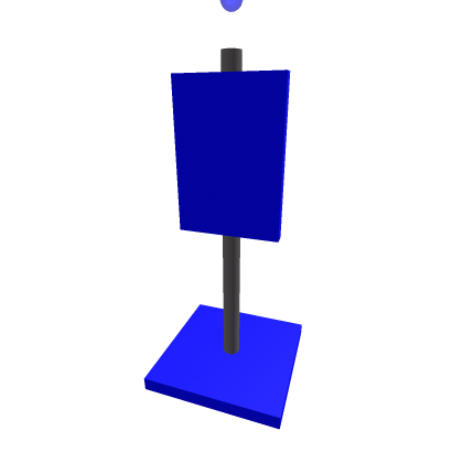 Blue Flag Banner