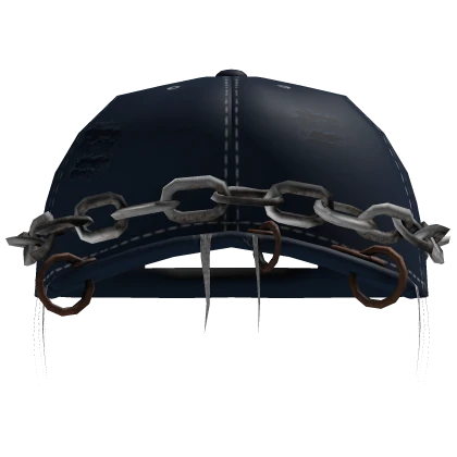 Grunge Chain Distressed Cap Blue | Roblox Item - Rolimon's