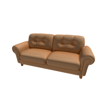 Cozy Orange Couch