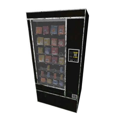 Snack Vending Machine Mesh PBR