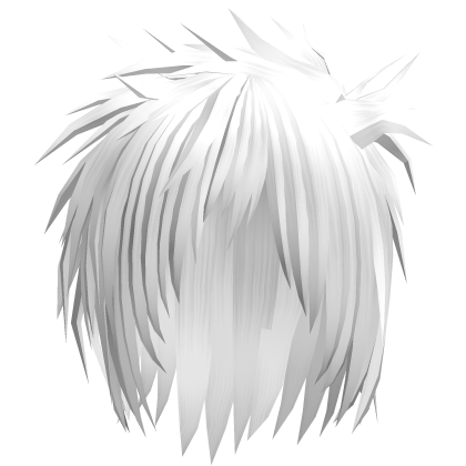 White Gyaruo J-rock Visual Kei Messy Hair 73.