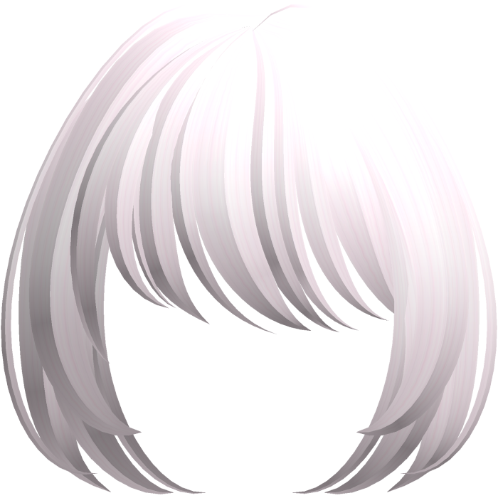 kawaii pink moe bangs anime