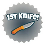 First Knife Roblox badge thumbnail