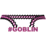 (CODE: PJC) Sparkle Pink Goblin Chain🩷