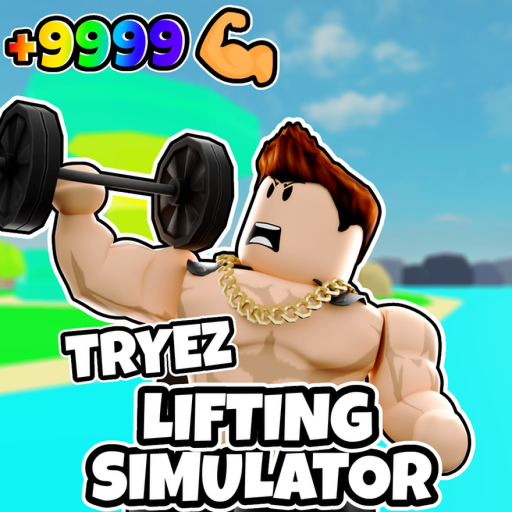 [🎄❄️ UPDATE! + X350🎉] Tryez Lifting Simulator 💪 official Roblox game thumbnail