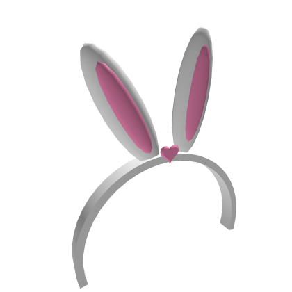Floppy White Bunny Ears