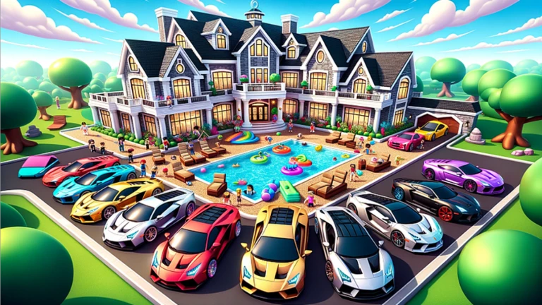 Tropical Mansion Tycoon Codes and Experience, Image source: Roblox.com