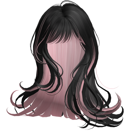 Silky Long Angelic Swirly Hair (White&Black)